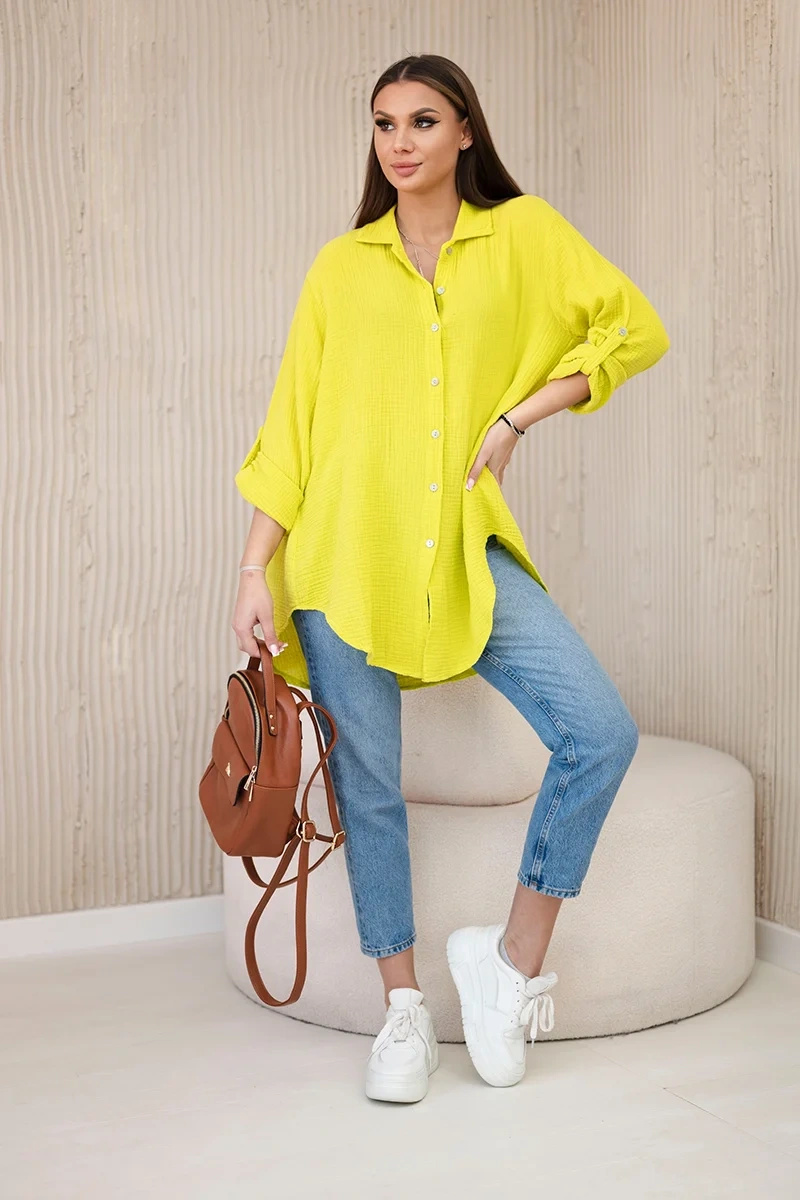 Naiste puuvillane musliinsärk Kesi, oversize-lõikega - Image 53