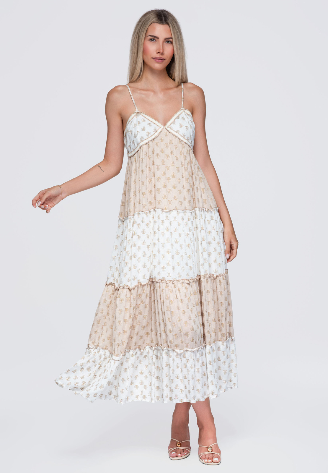 Ombre Clothing naiste kihiline viskoosist maksikleit - Image 8