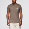 Meeste T-särk rinnataskuga Ombre Clothing - Thumbnail Image 2