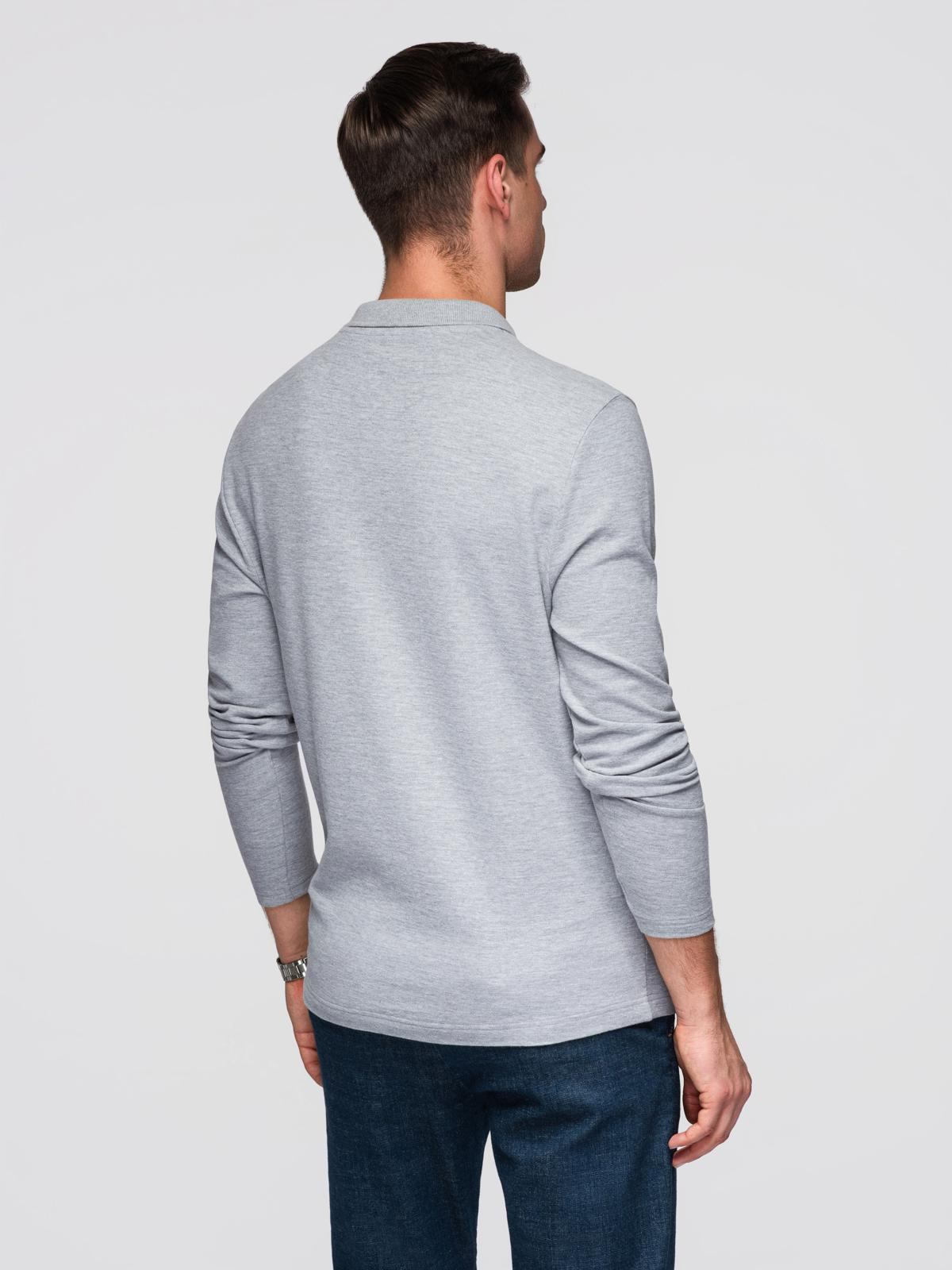 Ombre Clothing meeste pikkade varrukatega polosärk - Image 26