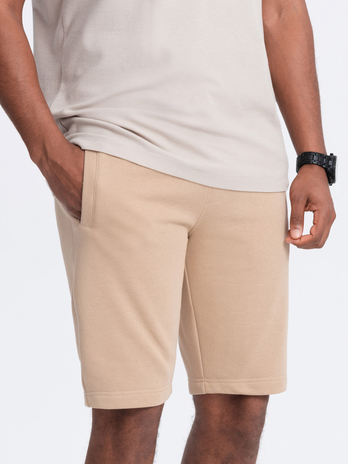 Meeste puuvillased dressilühikesed püksid Ombre Clothing - Image 38