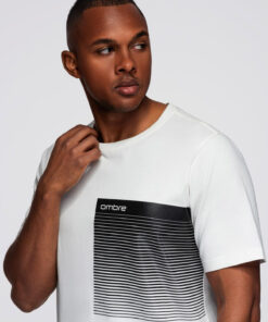 Meeste ümara kaelusega T-särk Ombre Clothing