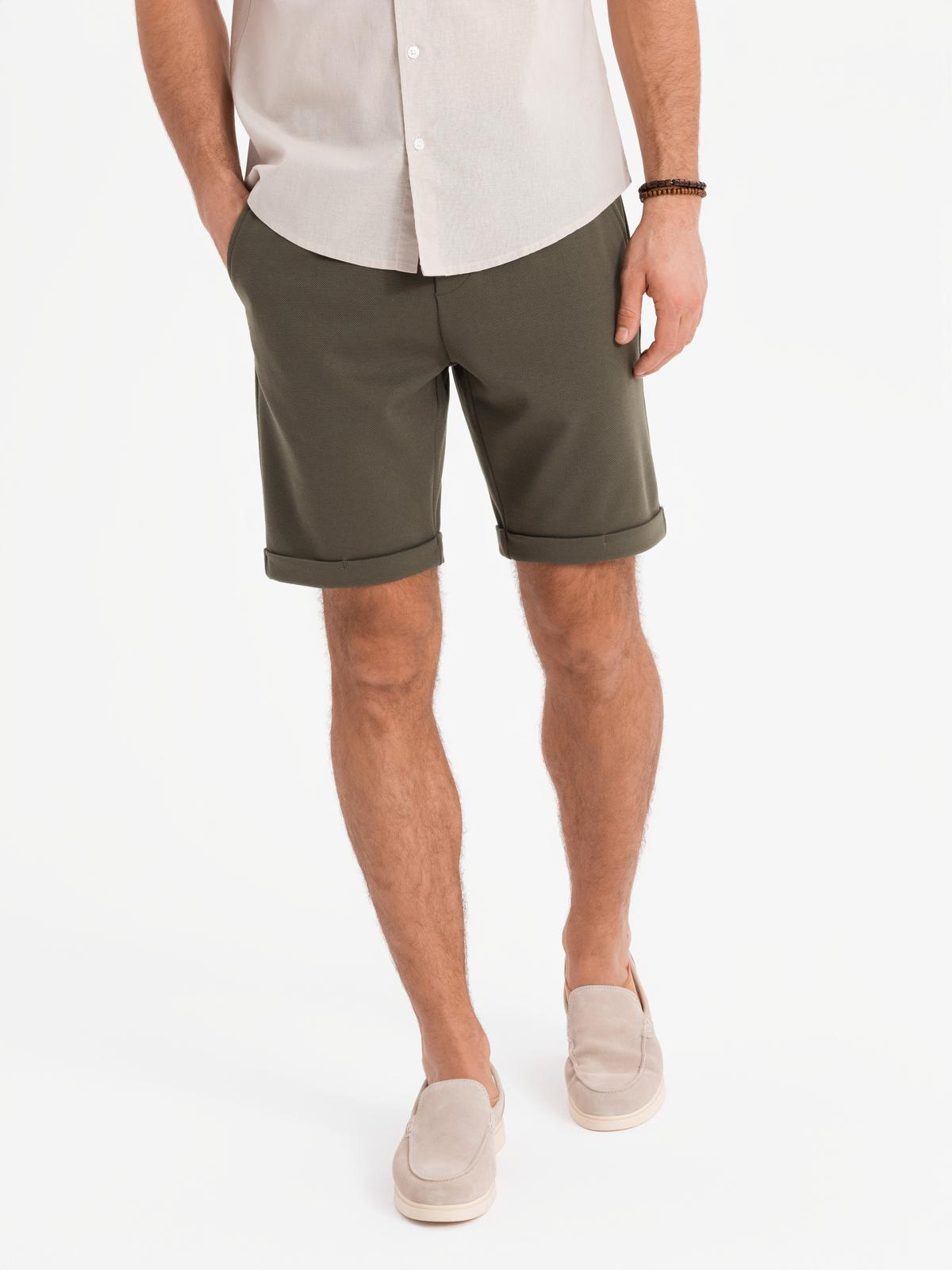 Meeste lühikesed püksid nöörvööga Ombre Clothing - Image 11
