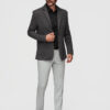 Meeste kitsa lõikega kootud bleiser Ombre Clothing - Thumbnail Image 2