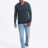 Ombre Clothing V-kaelusega meeste puuvillane džempr - Thumbnail Image 8
