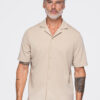 Meeste lühikeste varrukatega särk Ombre Clothing kuuba kraega - Thumbnail Image 6