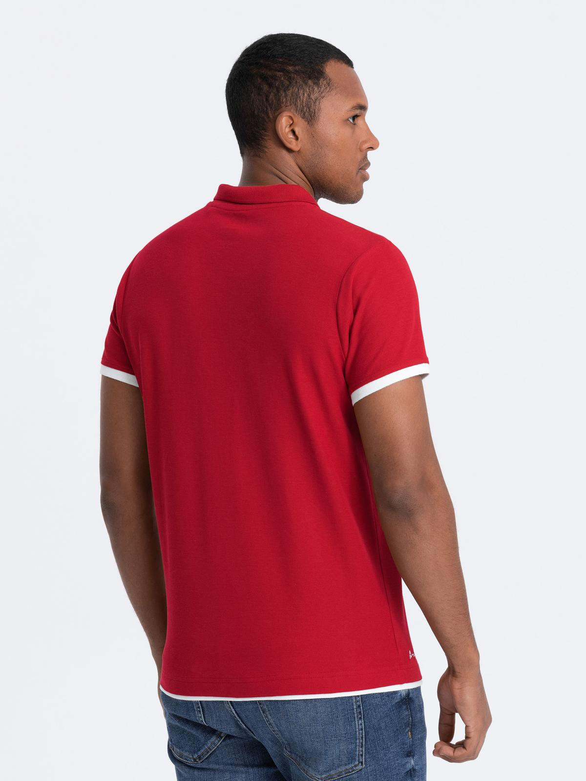 Meeste puuvillane polosärk Ombre Clothing - Image 106