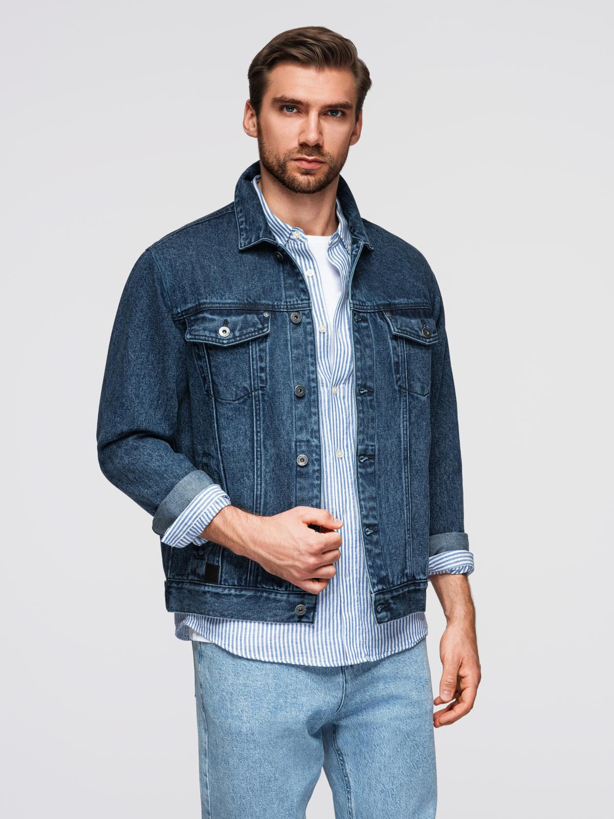 Meeste vabaaja teksajakk Ombre Clothing - Image 11