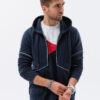 Ombre kapuutsiga meeste lukuga dressipluus - Thumbnail Image 27