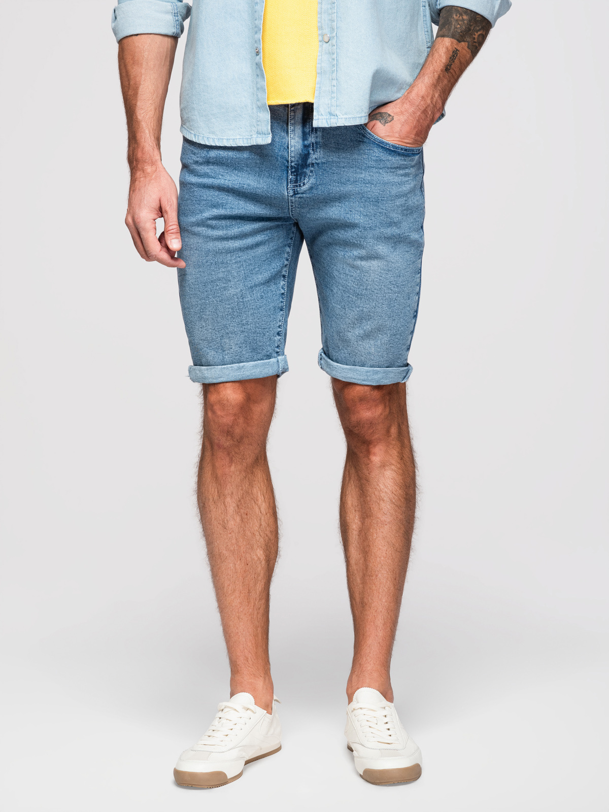 Ombre Clothing meeste teksapüksid lühikesed - Image 1