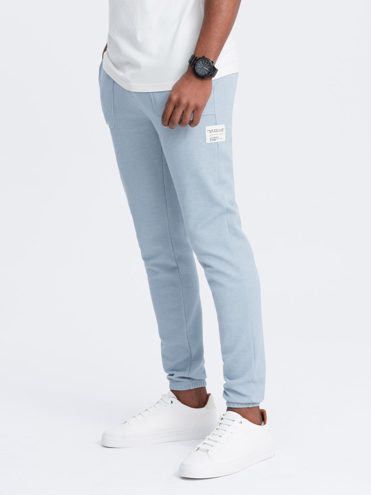 Meeste struktuurse koega dressipüksid Ombre Clothing - Image 23
