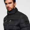 Ombre Clothing meeste tepitud jope püstkrae ja rinnataskutega - Thumbnail Image 2