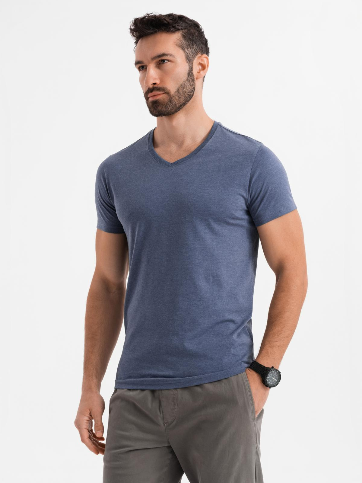 Ombre Clothing meeste V-kaelusega T-särk - Image 75