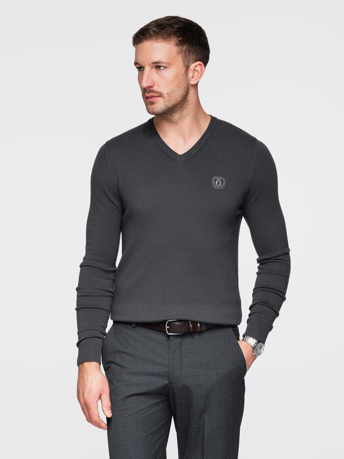 Ombre Clothing meeste V-kaelusega kampsun - Image 26