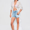 Pikk ažuurne pitskardigan Ombre Clothing - Thumbnail Image 6