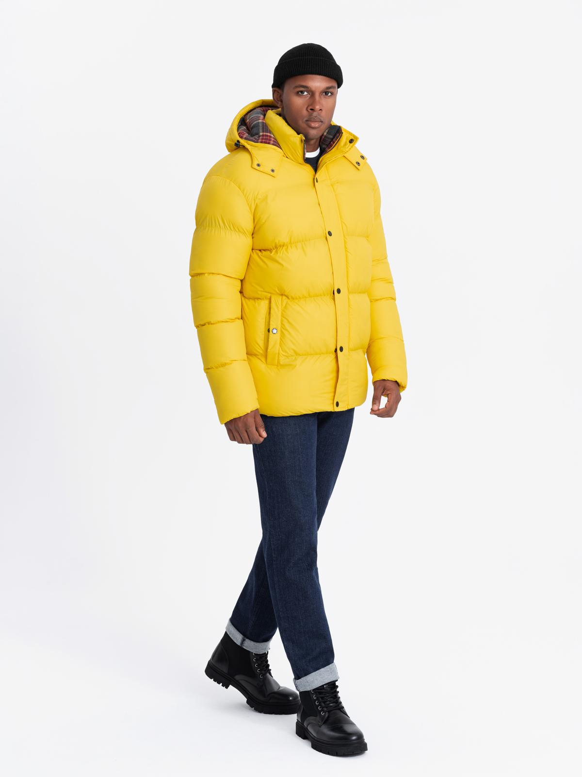 Meeste tepitud kapuutsiga jope Ombre Clothing - Image 23