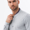 Meeste pikkade varrukatega särk püstkraega Ombre Clothing - Thumbnail Image 4