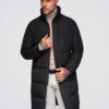 Meeste tepitud pikem talvejope kapuutsiga Ombre Clothing - Thumbnail Image 4