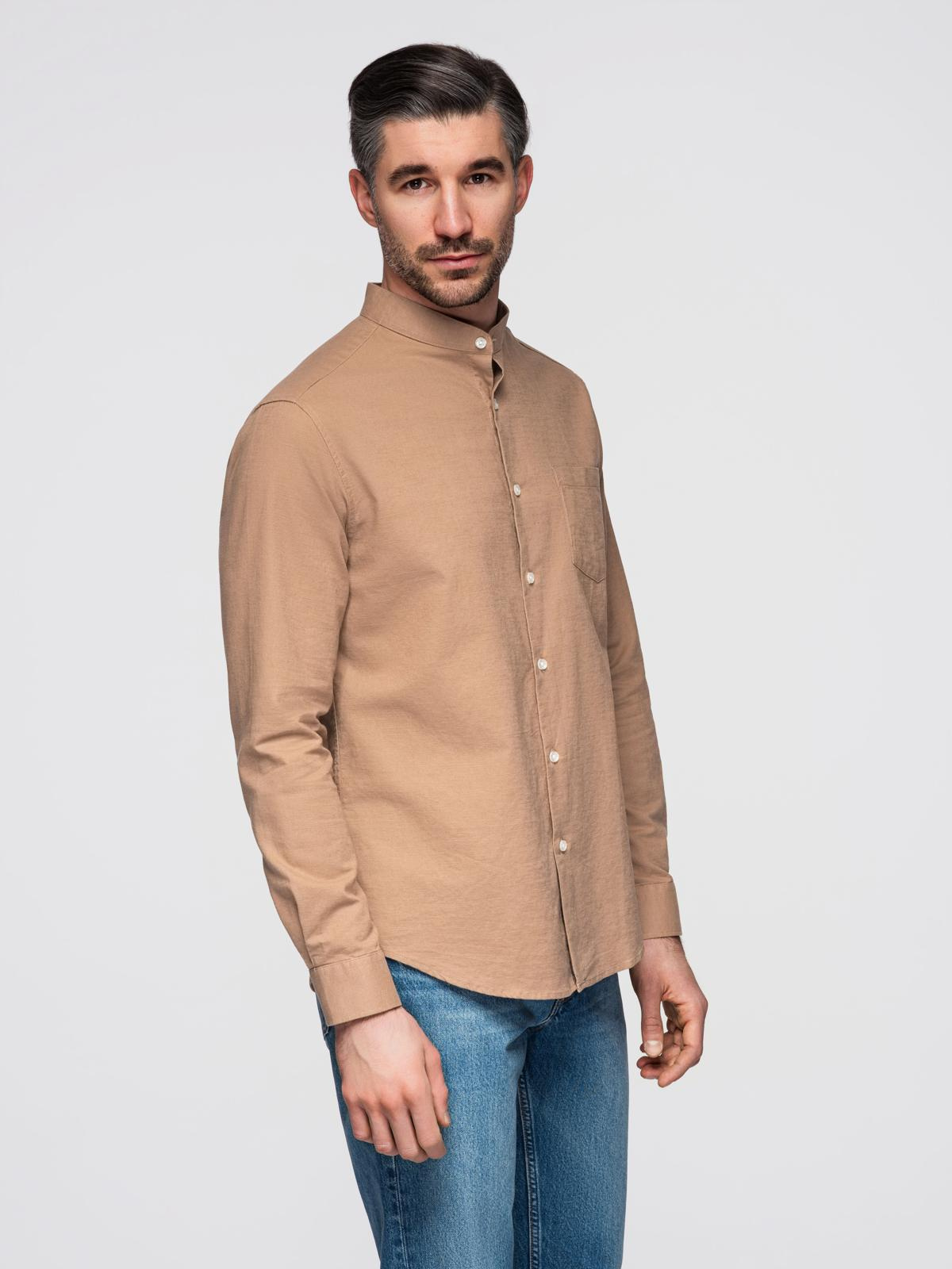 Meeste püstkraega pikkade varrukatega triiksärk Ombre Clothing - Image 34