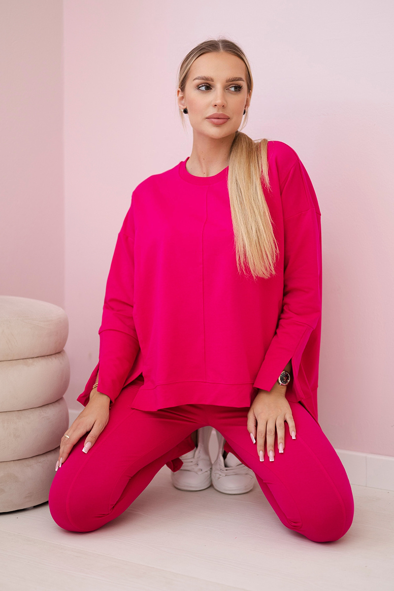 Naiste vabaajakomplekt oversize pluusi ja pükstega - Image 1