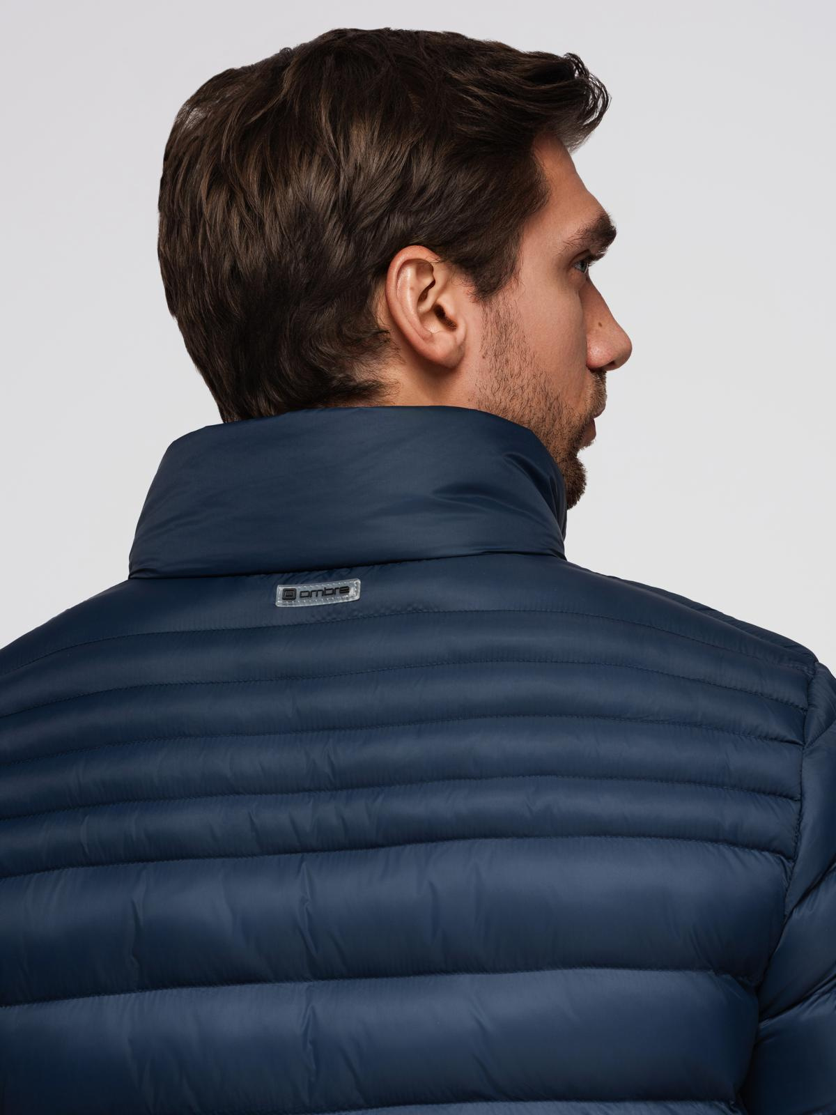 Ombre Clothing meeste tepitud jope püstkraega - Image 6