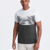 Meeste puuvillane T-särk palmilehtede mustriga Ombre Clothing - Thumbnail Image 12