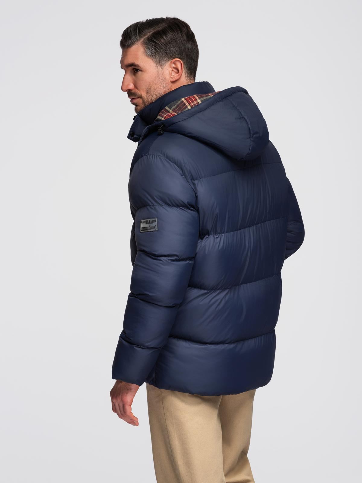 Meeste tepitud kapuutsiga jope Ombre Clothing - Image 7