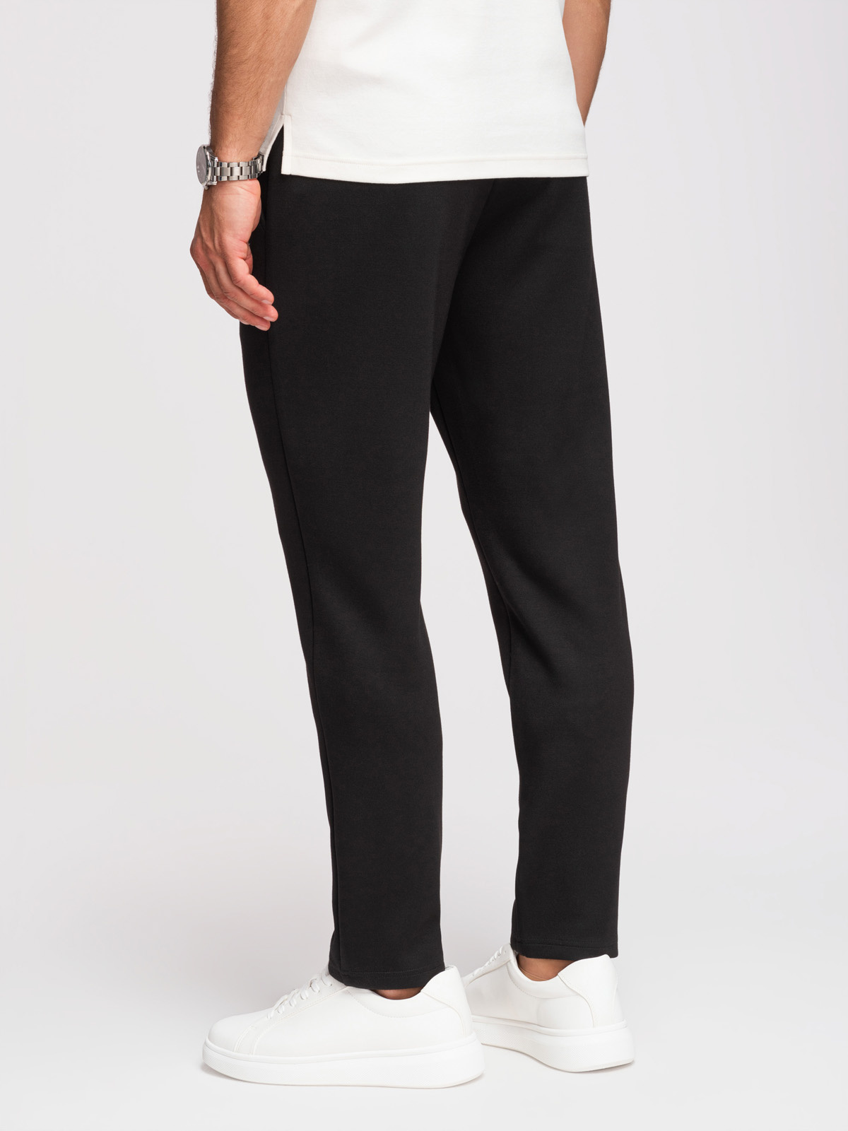 Ombre Clothing meeste sirge lõikega dressipüksid - Image 6