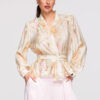 Larica seotava vöö ja peplum-alläärega naiste pluus - Thumbnail Image 8