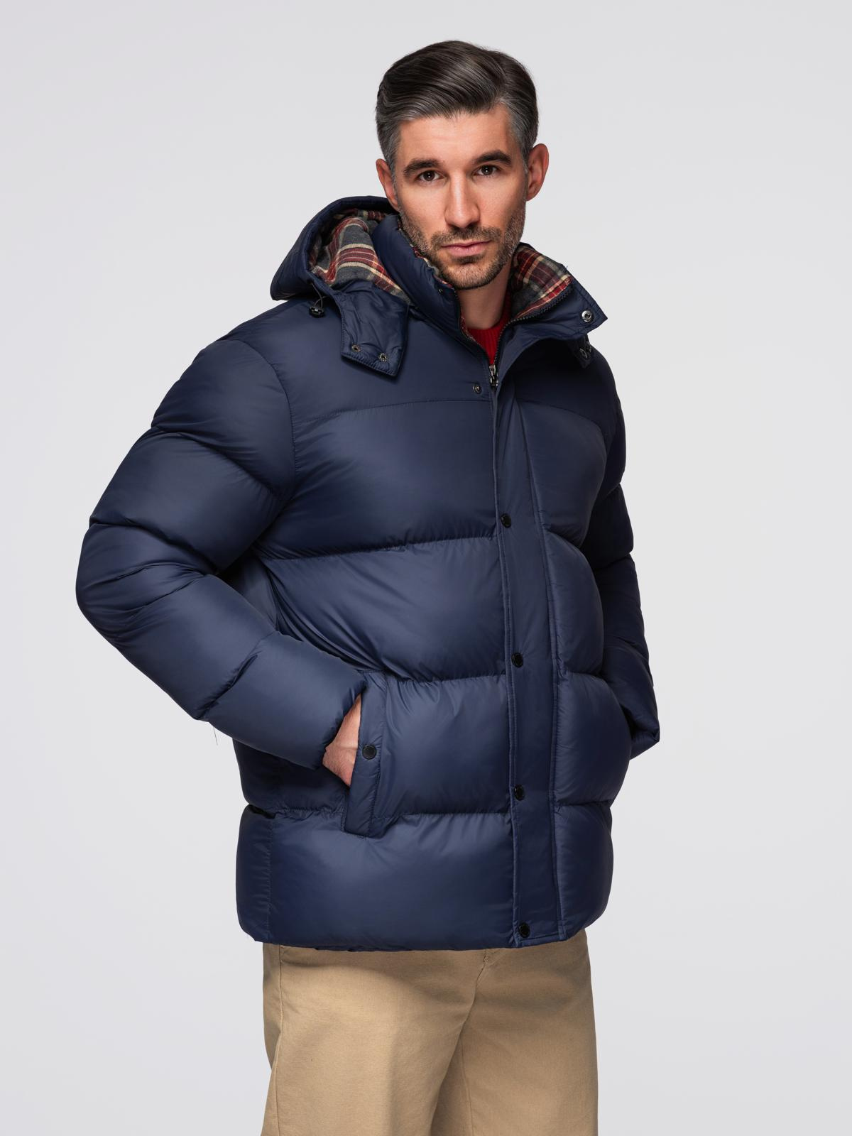 Meeste tepitud kapuutsiga jope Ombre Clothing - Image 4