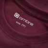 meeste puuvillane taskutrükiga t-särk - maroon v3 s1742 - Thumbnail Image 7