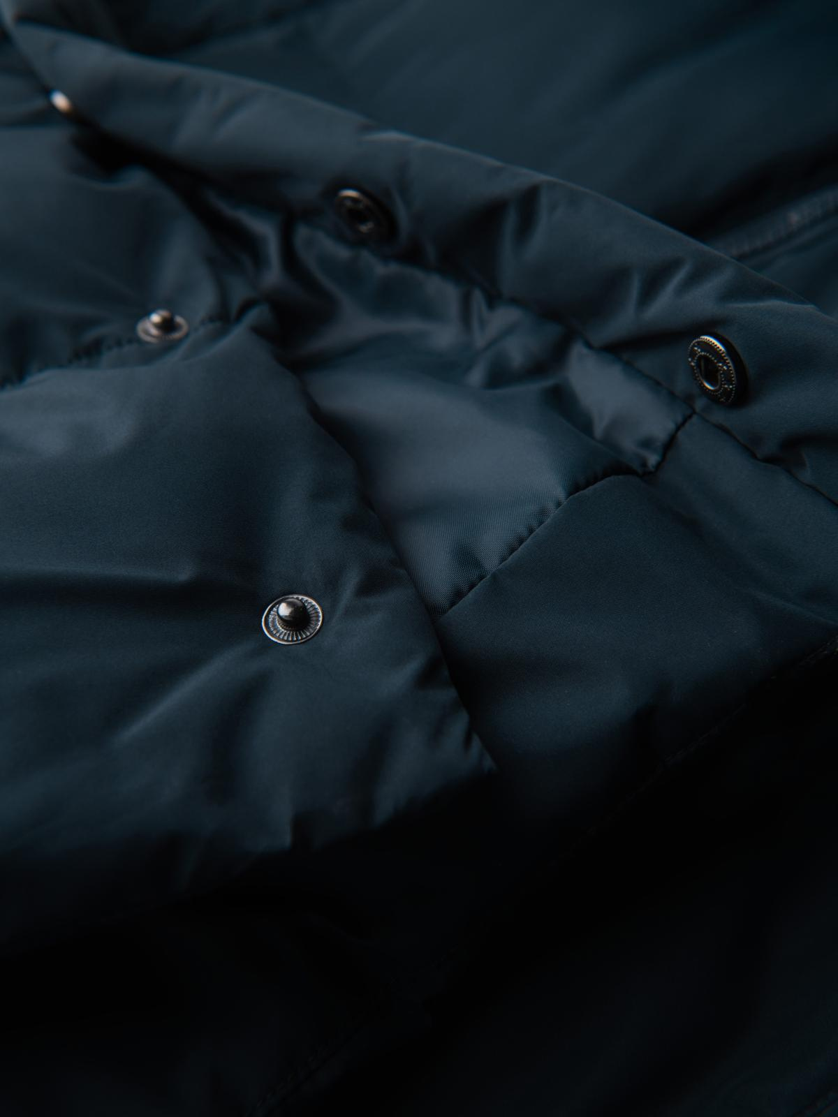Ombre Clothing meeste pikk tepitud talvejope kapuutsiga - Image 25