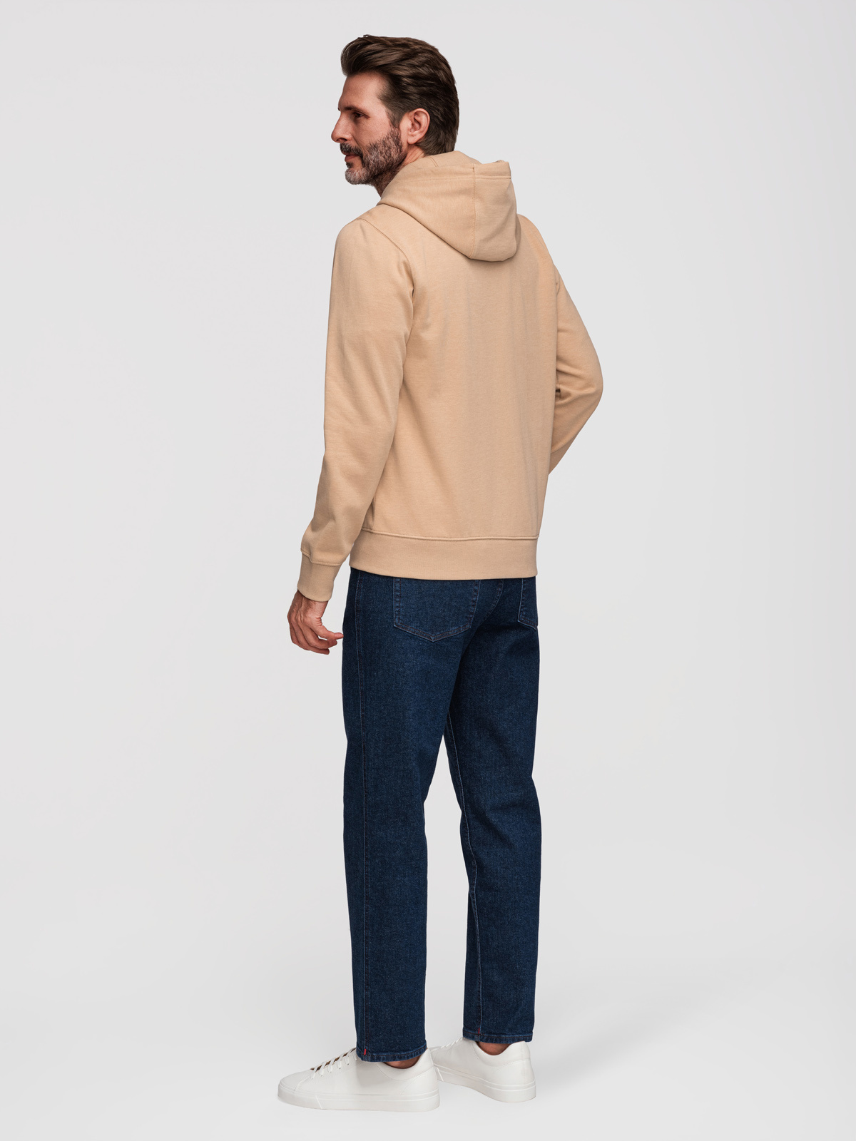 Meeste tõmblukuga kapuutsiga dressipluus Ombre Clothing - Image 14