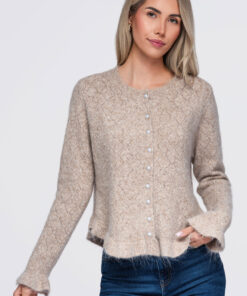 Ombre Clothing nööpidega naiste kootud kampsun
