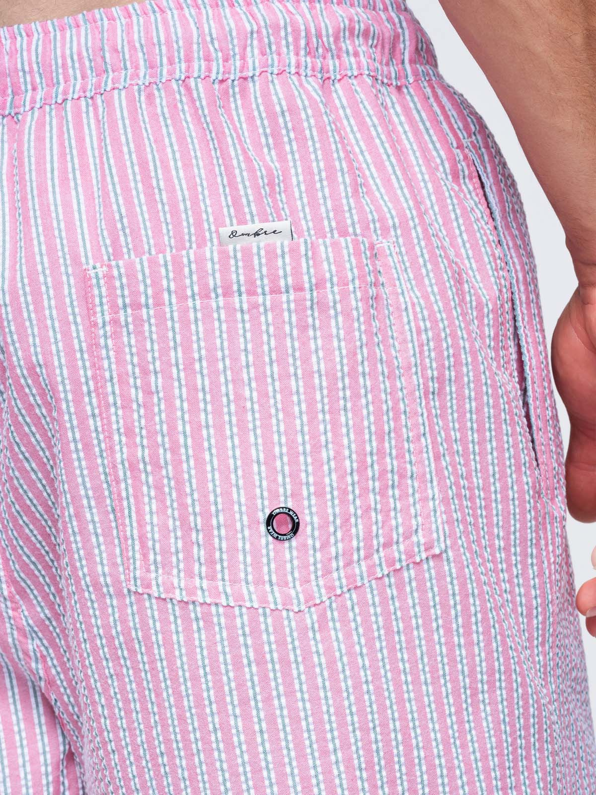 Meeste triibulised ujumispüksid Ombre Clothing seersucker-kangast - Image 18