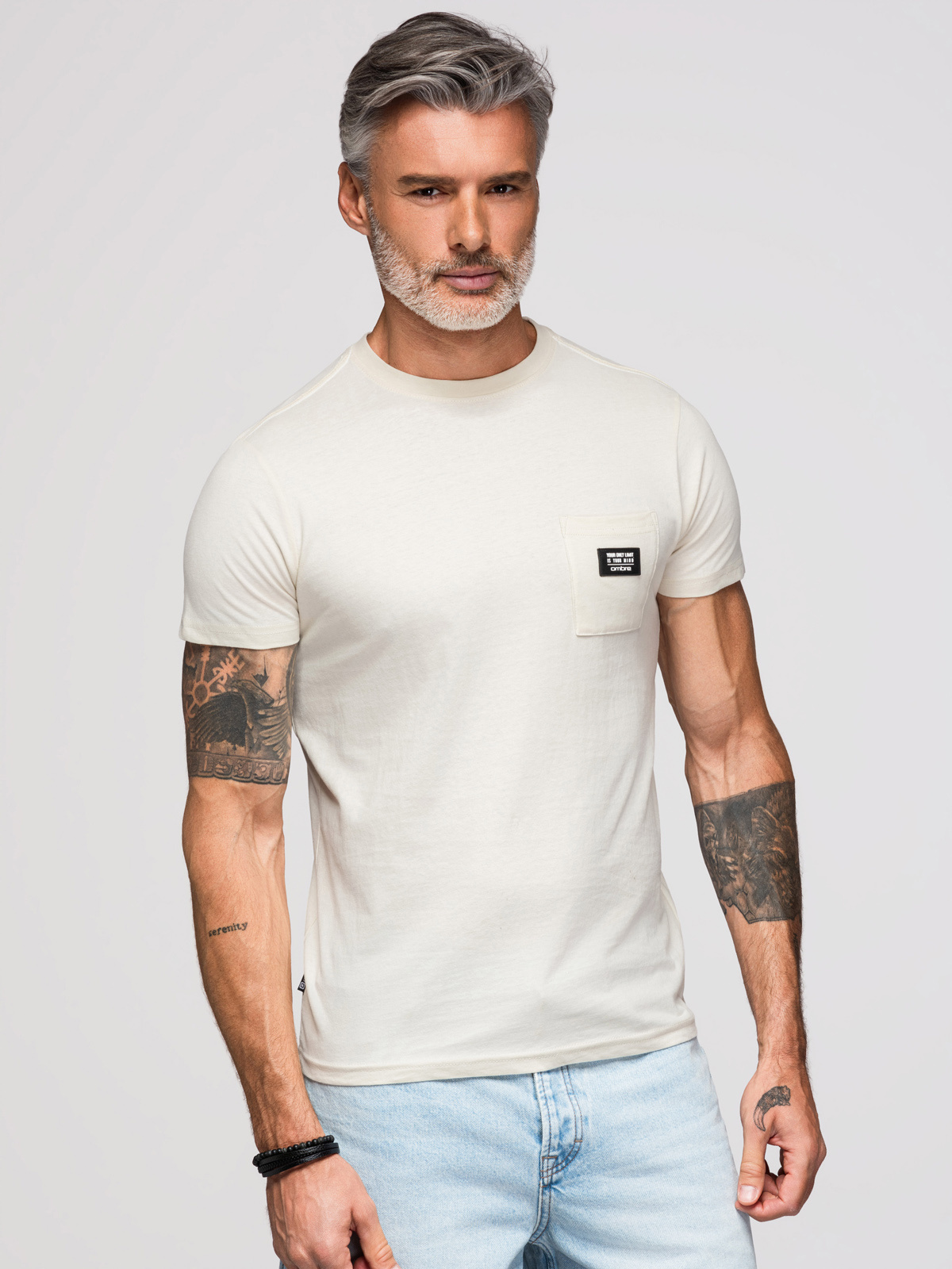 Meeste T-särk rinnataskuga Ombre Clothing - Image 31
