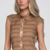 Naiste lühike pitsdetailidega pluus Ombre Clothing - Thumbnail Image 18