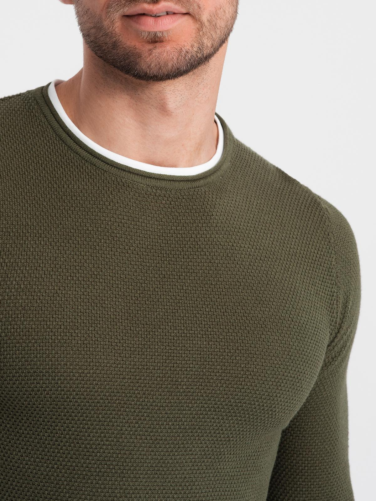 Meeste puuvillane ümara kaelusega kampsun Ombre Clothing - Image 19