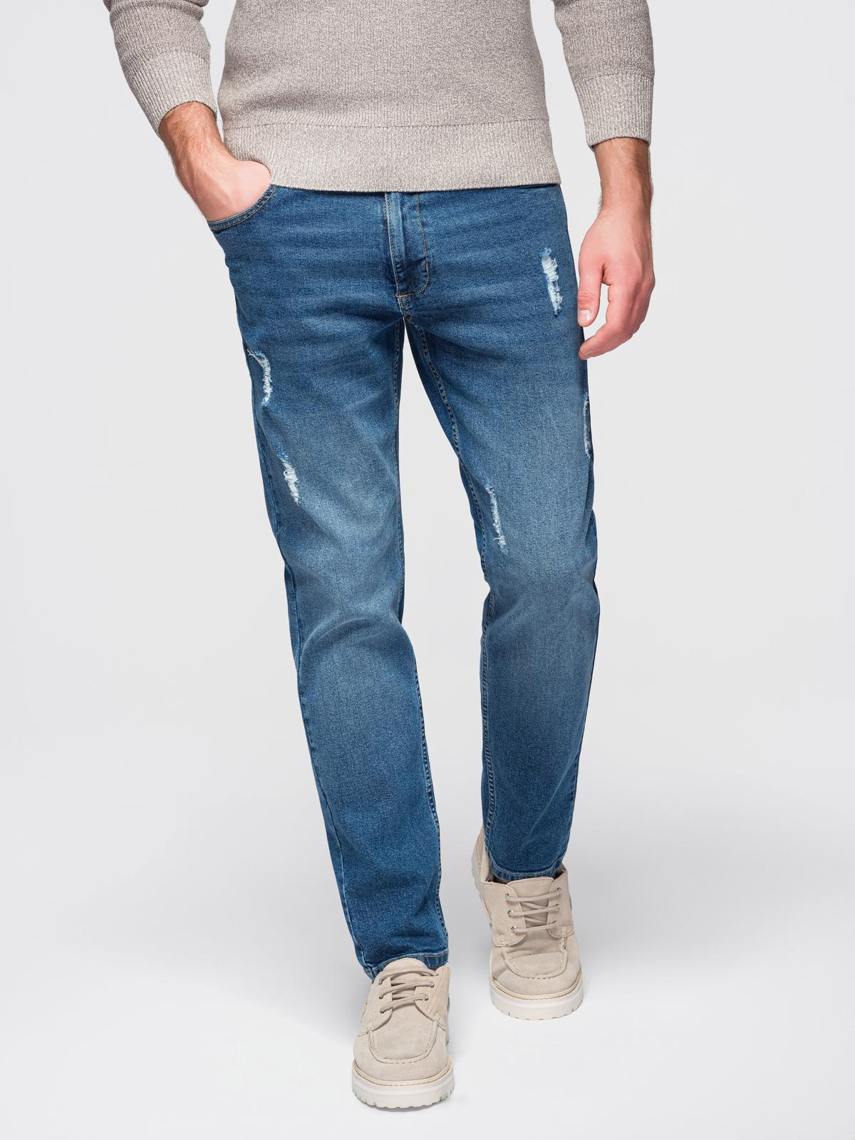 Ombre Clothing meeste teksapüksid kulutatud detailidega - Image 15