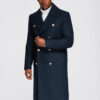 Meeste kaherealine mantel Ombre Clothing - Thumbnail Image 4