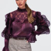 Ombre Clothing naiste pluus satside ja pitsdetailiga - Thumbnail Image 15