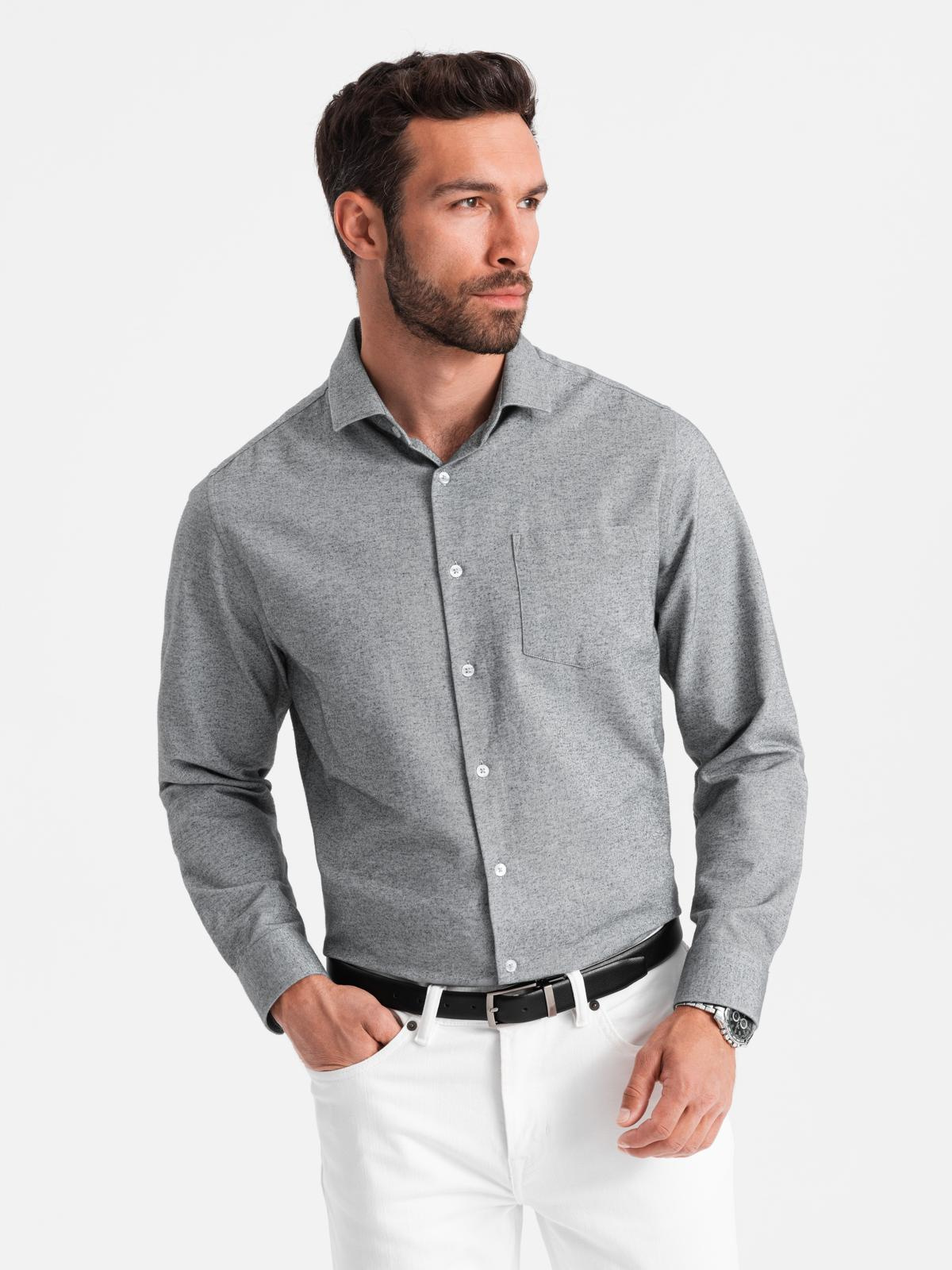 Meeste rinnataskuga triiksärk Ombre Clothing Regular Fit - Image 10