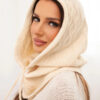 Kootud kapuuts-sall naistele - Thumbnail Image 27