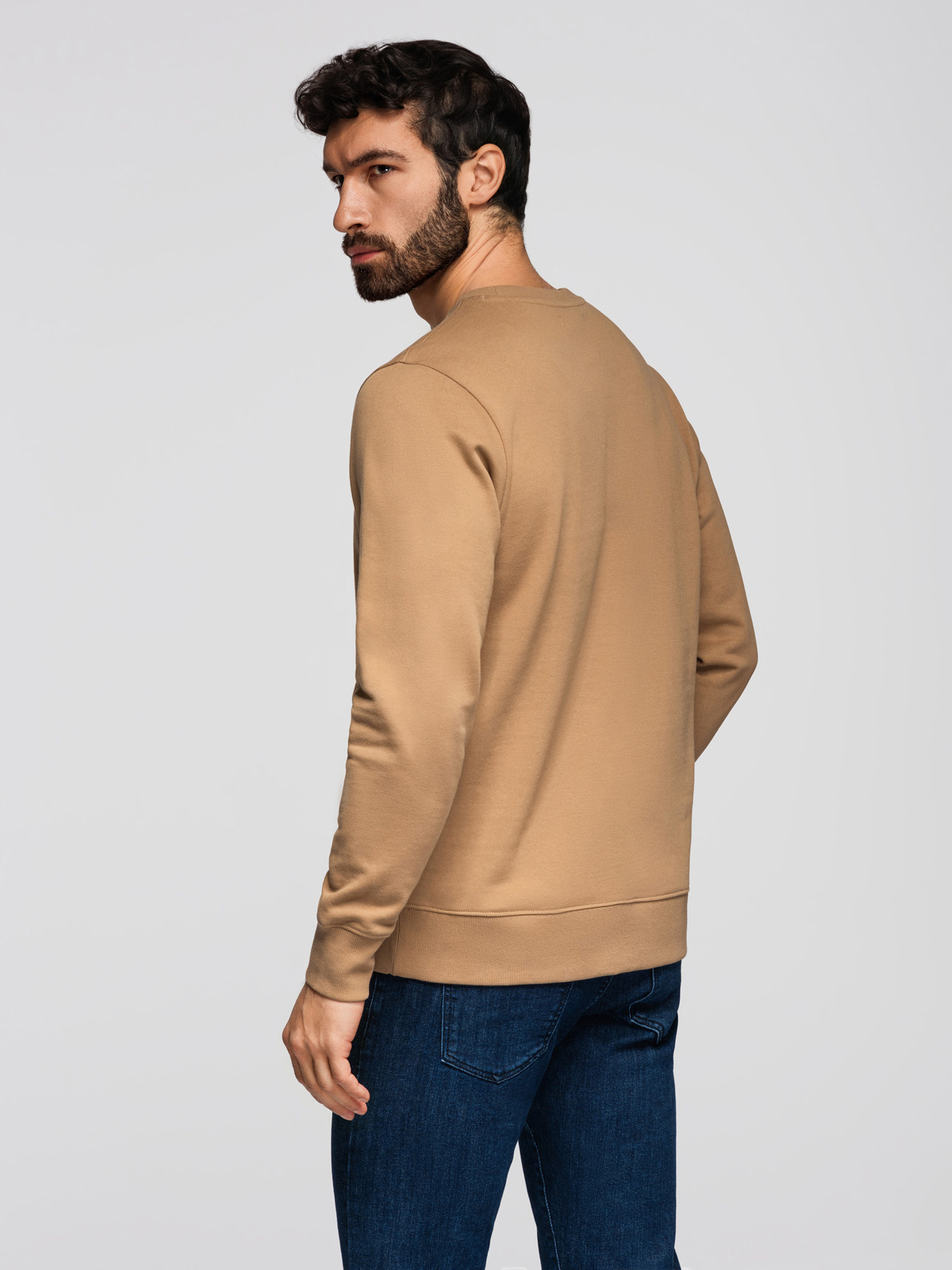 Meeste puuvillane dressipluus ümara kaelusega Ombre Clothing - Image 12