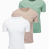 Meeste puuvillaste T-särkide komplekt Ombre (3 tk) - Thumbnail Image 58