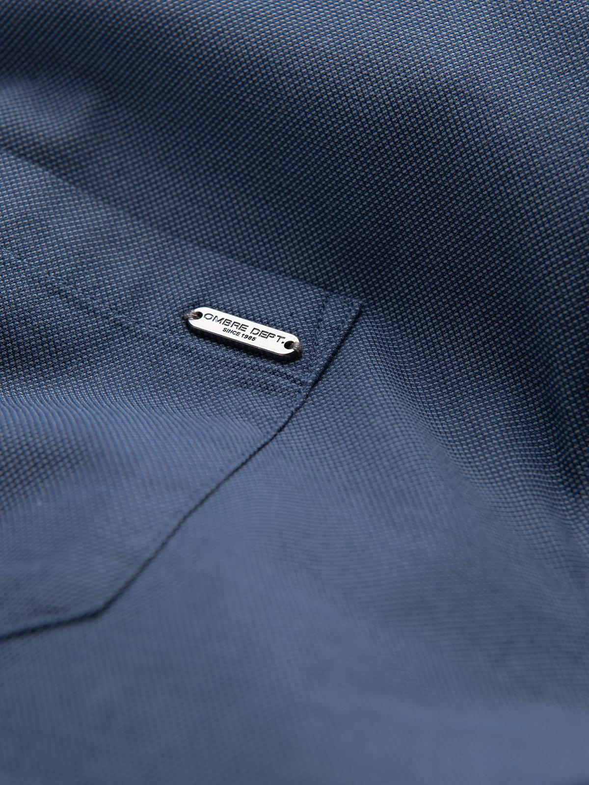 Meeste puuvillane triiksärk taskuga regular fit Ombre Clothing - Image 3