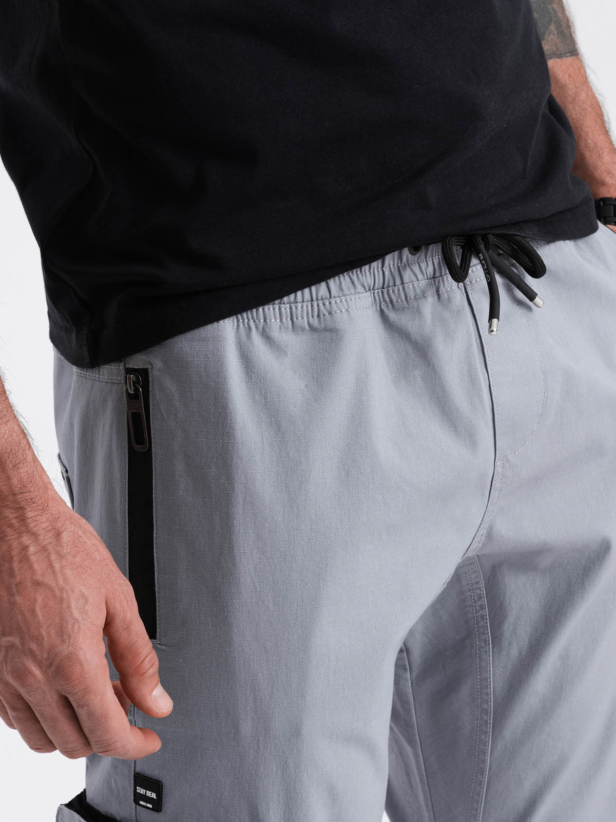 Meeste cargo-stiilis dressipüksid Ombre Clothing - Image 58