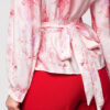 Larica seotava vöö ja peplum-alläärega naiste pluus - Thumbnail Image 6