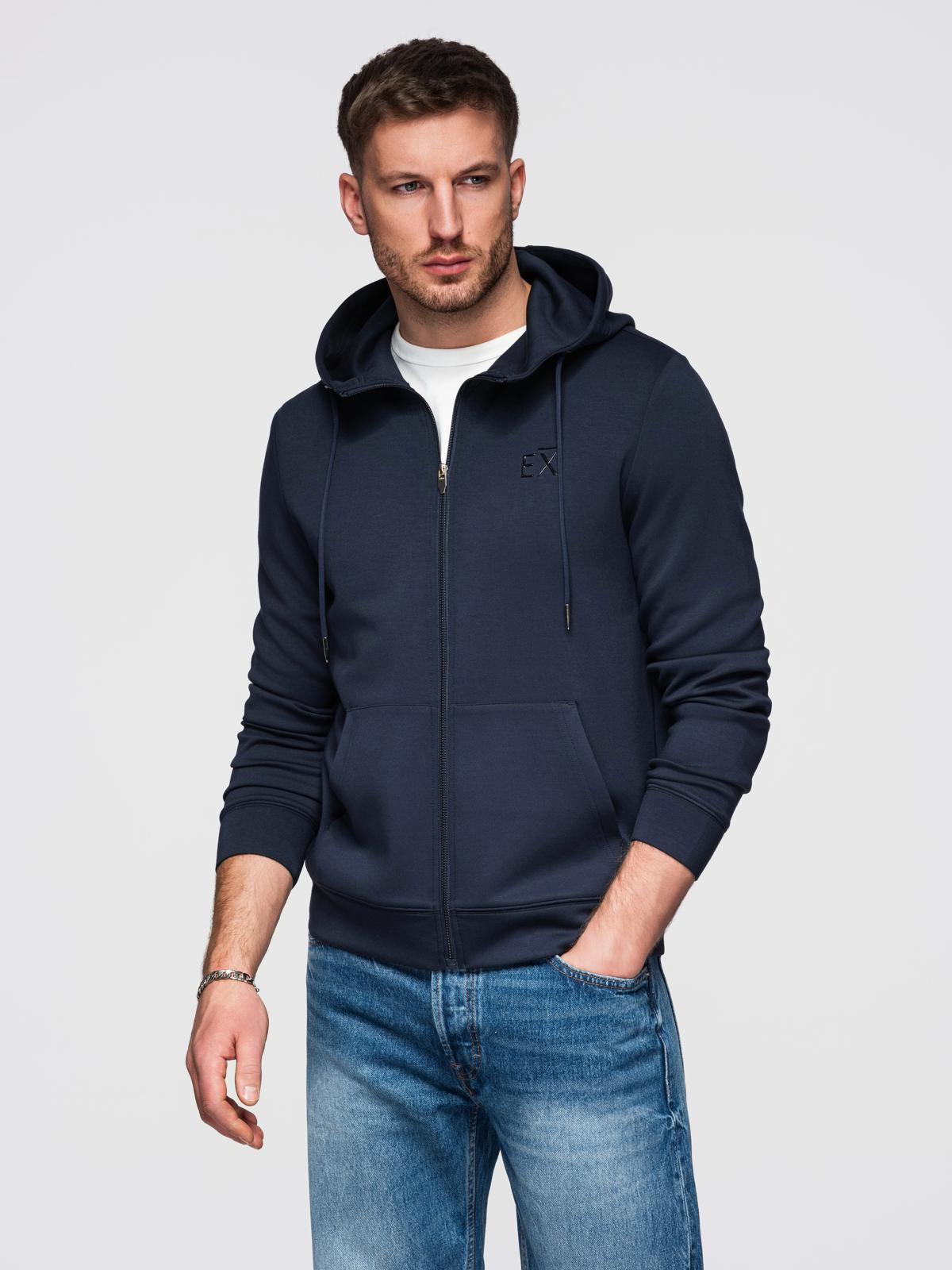 Ombre Clothing meeste lukuga kapuutsiga dressipluus - Image 18