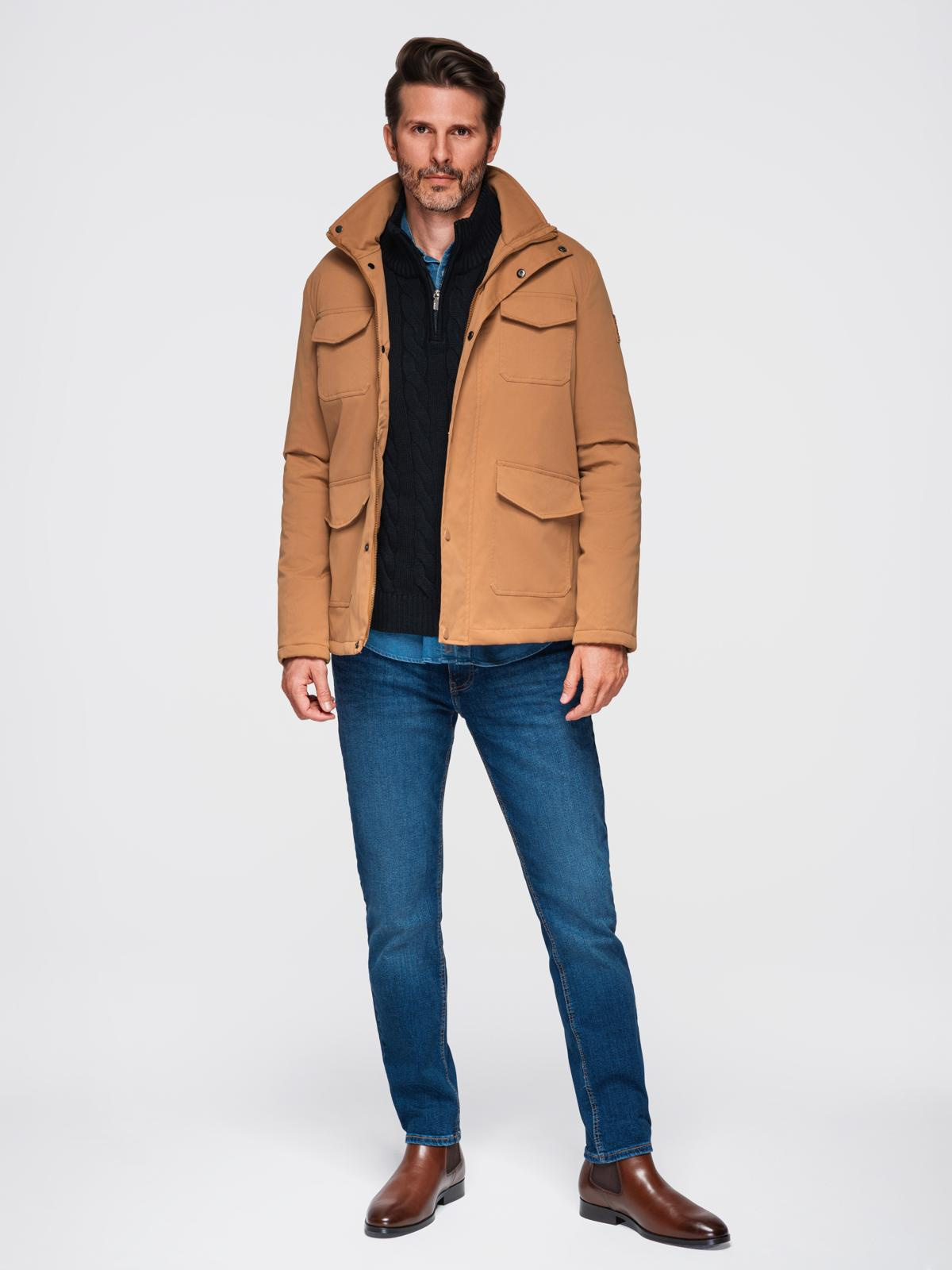 Meeste jope Ombre Clothing klapptaskutega - Image 3